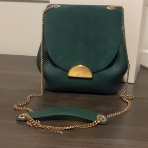 Polene Un Mini - Green with Strap Pad